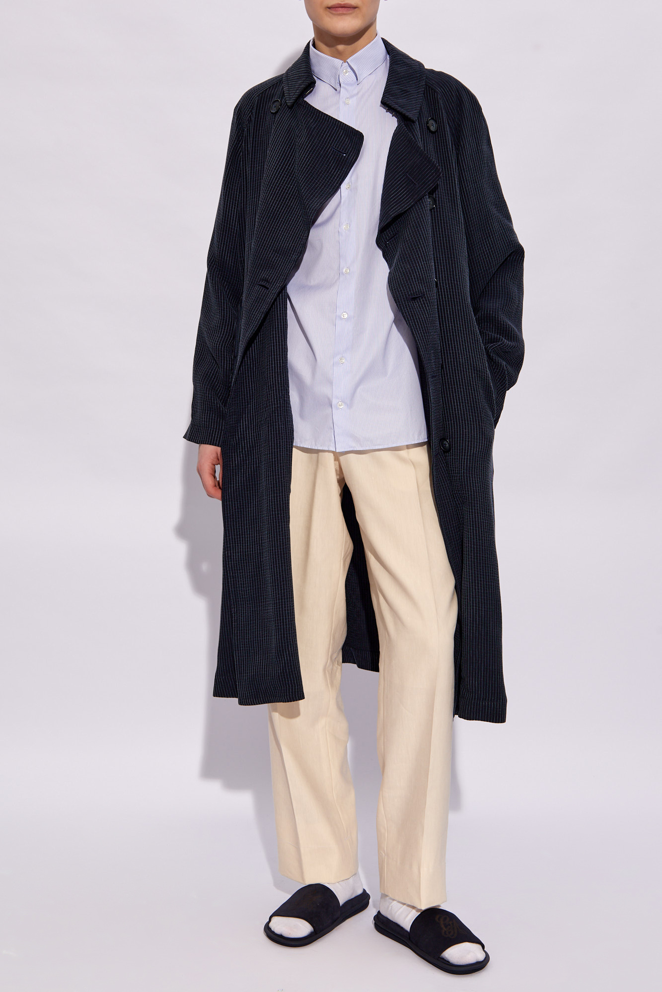 Giorgio armani trench deals coat